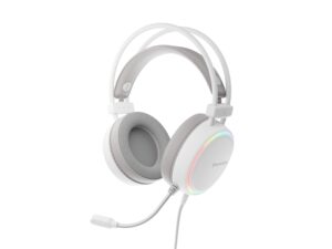 Genesis Neon 613 G2 Auricular Gaming - Altavoz 50mm -  Microfono de Condensador - RGB - Jack 3.5 - Color Blanco