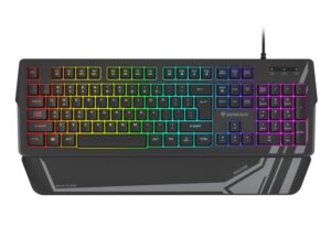 Genesis Rhod 350 Teclado Gaming Membrana - RGB - Anti-ghosting  - Disposicion Española - Color Negro