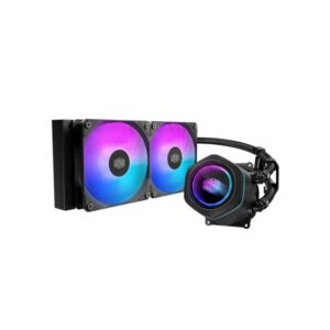 Cooler Master Masterliquid Core Nex 240 ARGB Kit de Refrigeracion Liquida - Ventiladores Preinstalados - Color Negro