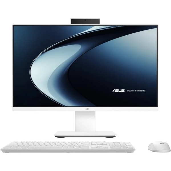 Asus All-in-One Intel Core 5 210H 27" FHD - 8GB DDR5 - 512GB SSD - Sin Sistema Operativo - Color Blanco + Teclado QWERTY (ES) y Raton