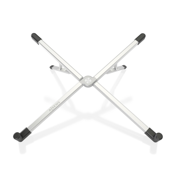 Aisens LPS4M-461 Soporte de Sobremesa Ajustable para Portatil / Tablet - Color Plata