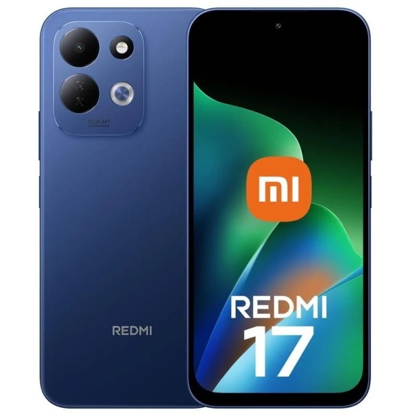 Xiaomi Redmi 17 Smartphone Pantalla 6.99" - 4GB - 256GB - Camara Principal 50MP - Bateria 7700mAh - Color Azul