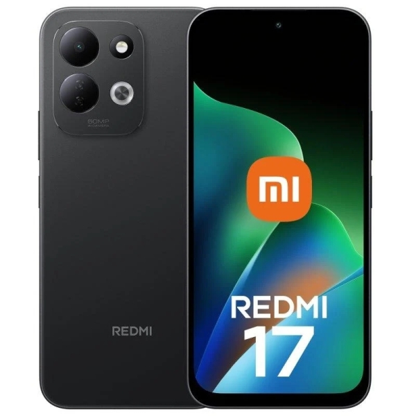 Xiaomi Redmi 17 Smartphone Pantalla 6.99" - 4GB - 256GB - Camara Principal 50MP - Bateria 7700mAh - Color Negro