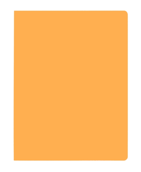 Gio By Elba Subcarpeta Simples Semi-Intensos A4 - Cartulina de 180gr - Tamaño A4 - Color Naranja