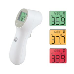 Motorola Nursery TE 95 Termometro sin Contacto - Pantalla Iluminada - Alerta de Fiebre - Color Blanco