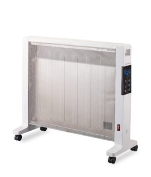 Daewoo DW9509 Radiador de Mica - Potencia 2000W - Mando a Distancia - Pantalla Digital Tactil - Termostato Regulable - 2 Niveles de Potencia - Ruedas - Asa de Transporte