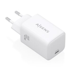 Aisens Cargador GAN 70W - 1x USB-C PD3.2 QC4.0 - Color Blanco