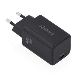 Aisens Cargador GAN 70W - 1x USB-C PD3.2 QC4.0 - Color Negro
